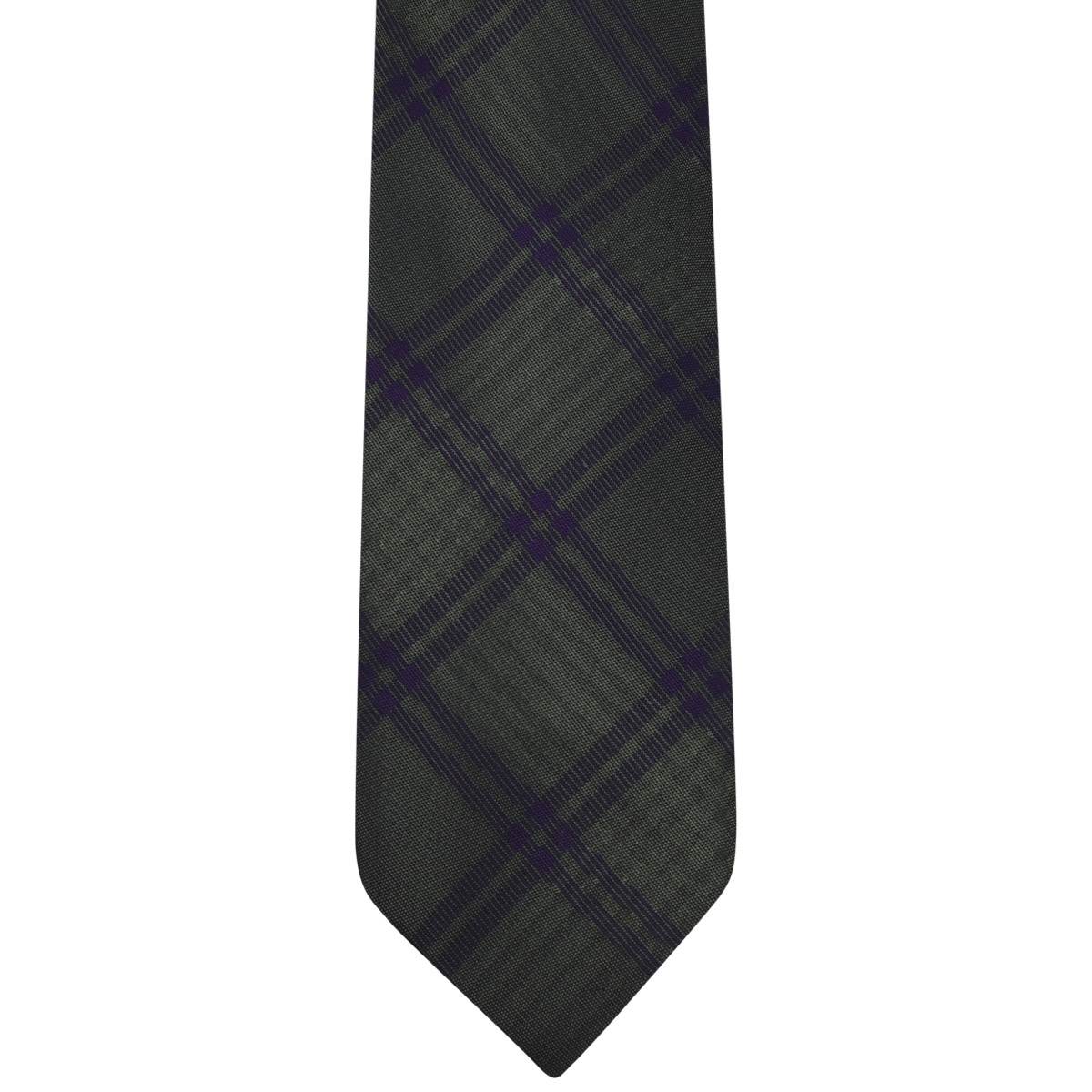Zilli Zilli Violet Green Silk Tie Violet/green 001