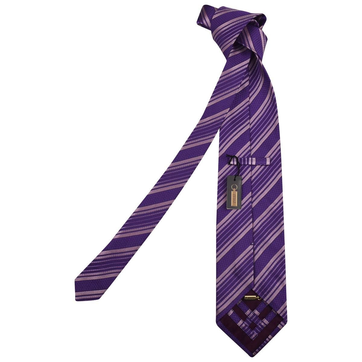 Zilli Violet Pink Silk Tie