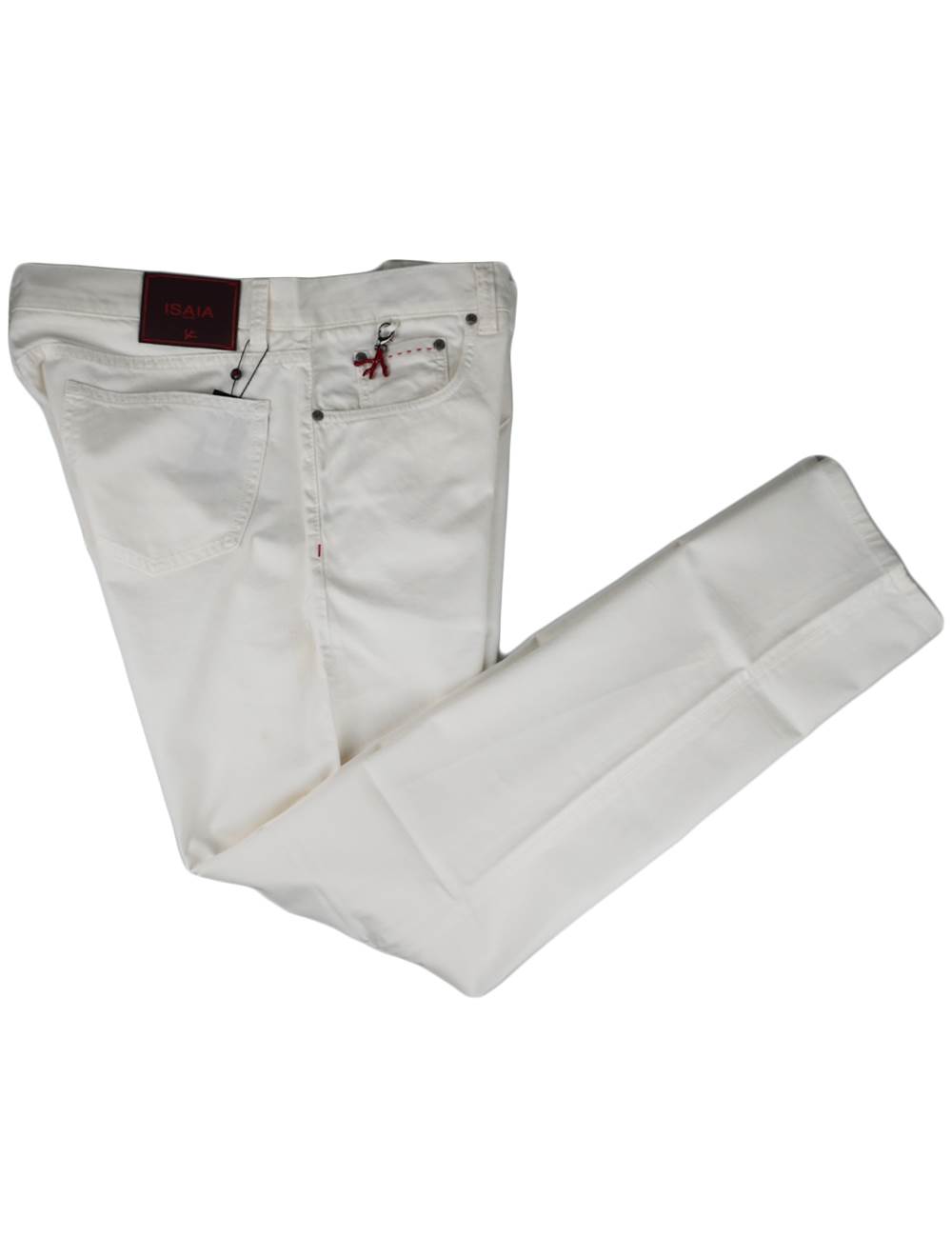 Isaia Isaia White Cotton Ea Jeans White 000