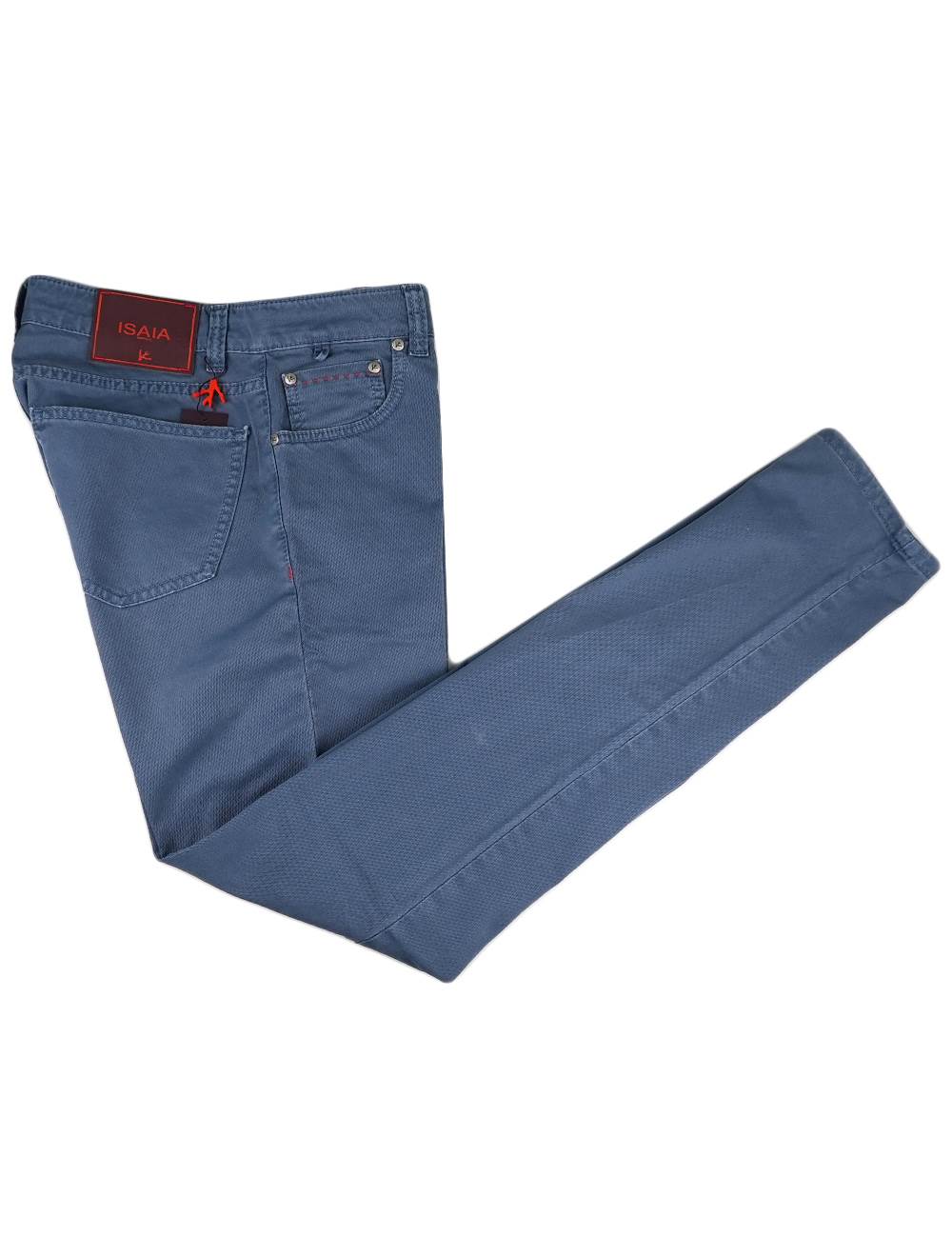 Isaia Blue Cotton Ea Jeans