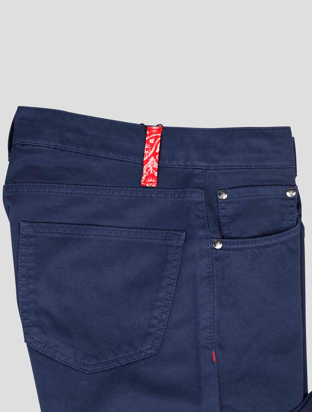 Isaia Dark Blue Cotton Ea Jeans