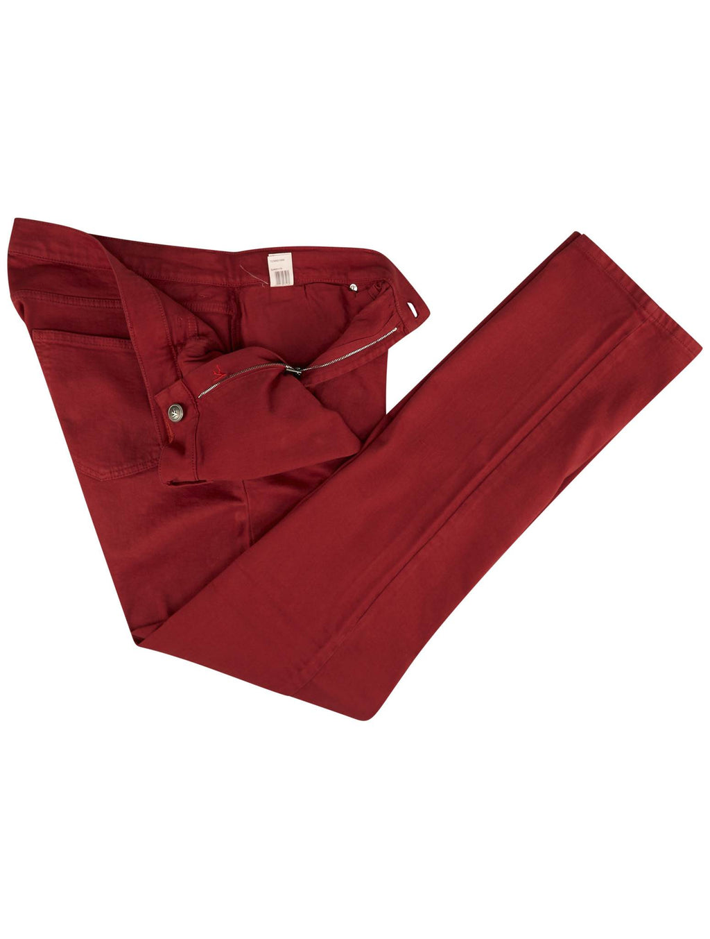 Isaia Isaia Red Cotton Ea Jeans Red 001