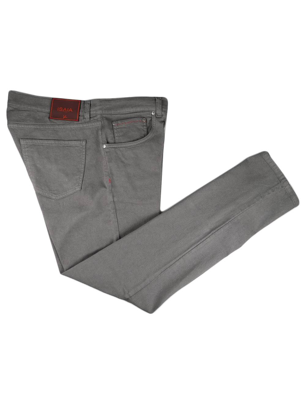 Isaia Isaia Gray Cotton Ea Jeans Gray 000