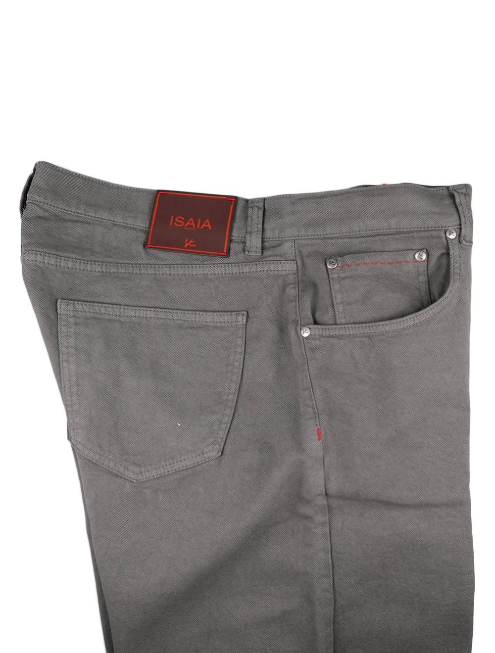 Isaia Gray Cotton Ea Jeans