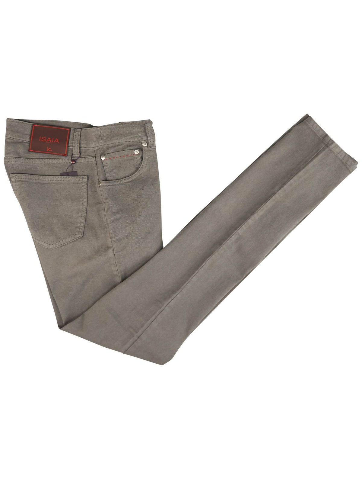 Isaia Gray Cotton Ea Jeans
