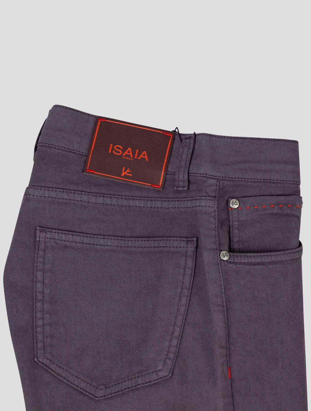 Isaia Isaia Violet Cotton Ea Jeans violet 001