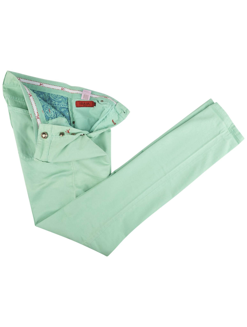 Isaia Isaia Green Cotton Ea Jeans Green 001