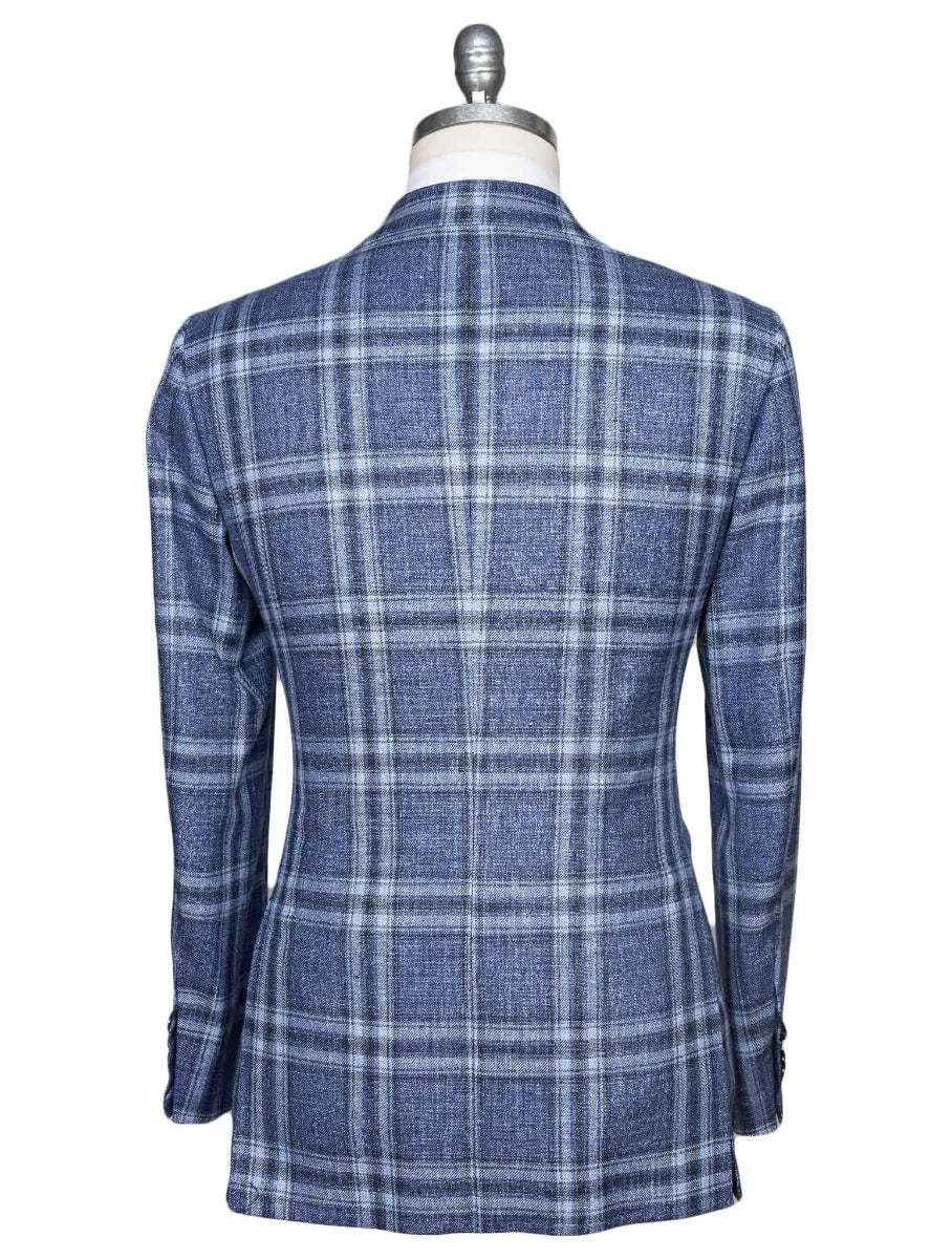 Kiton Multicolor Virgin Wool Silk Linen Blazer