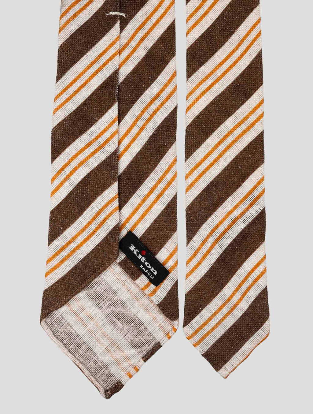 Kiton Multicolor Linen Tie