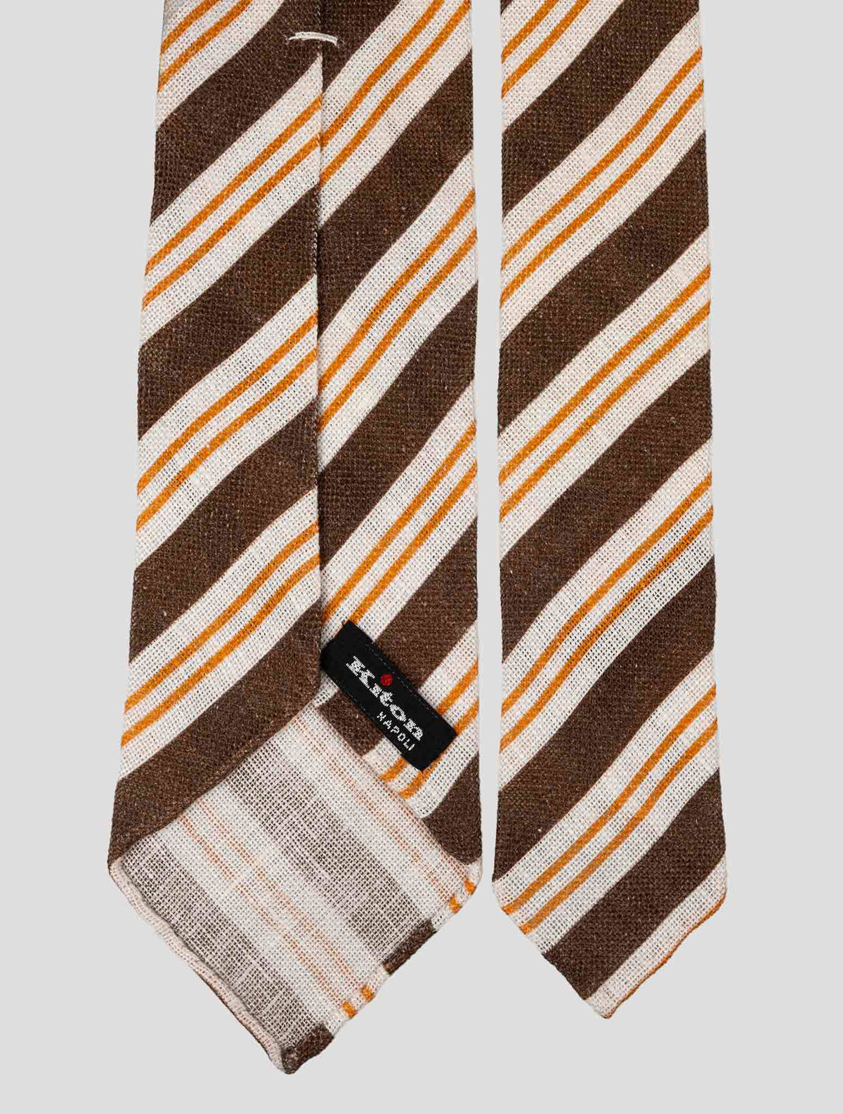 Kiton Multicolor Linen Tie