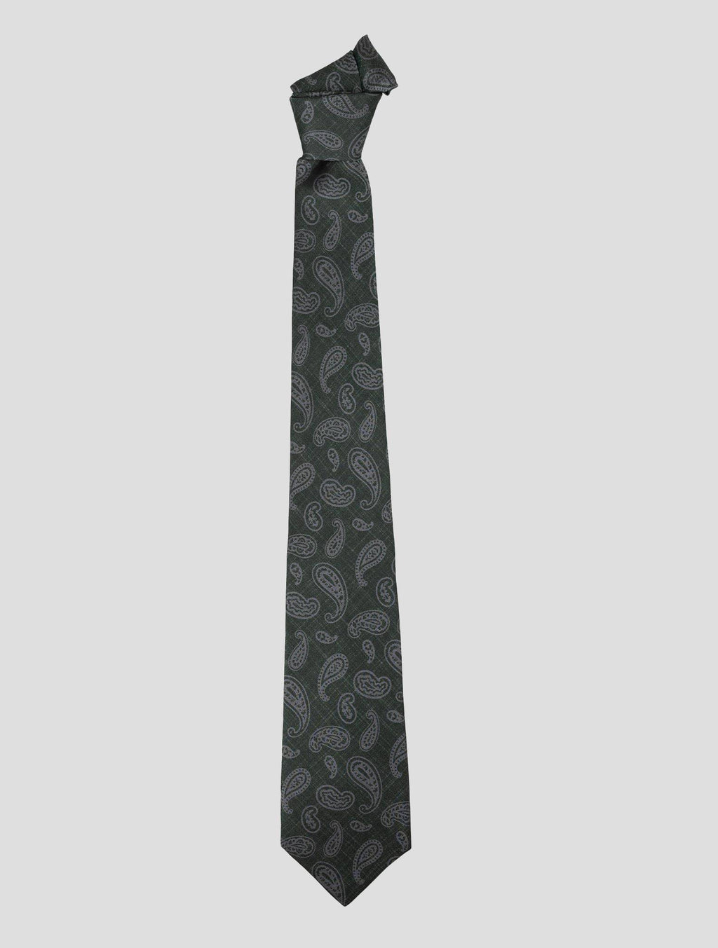Kiton Kiton Green Silk Tie Green 000