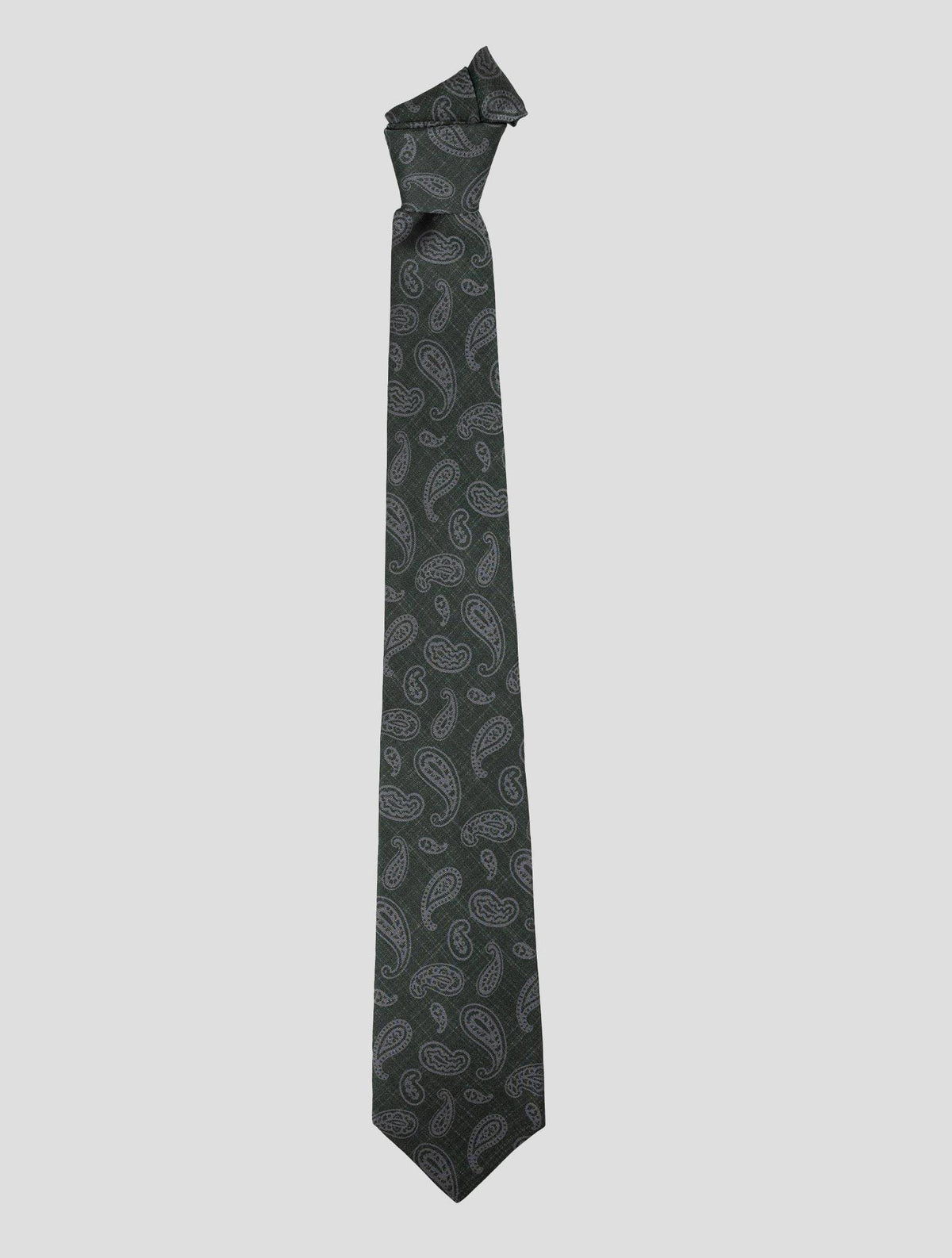 Kiton Kiton Green Silk Tie Green 000