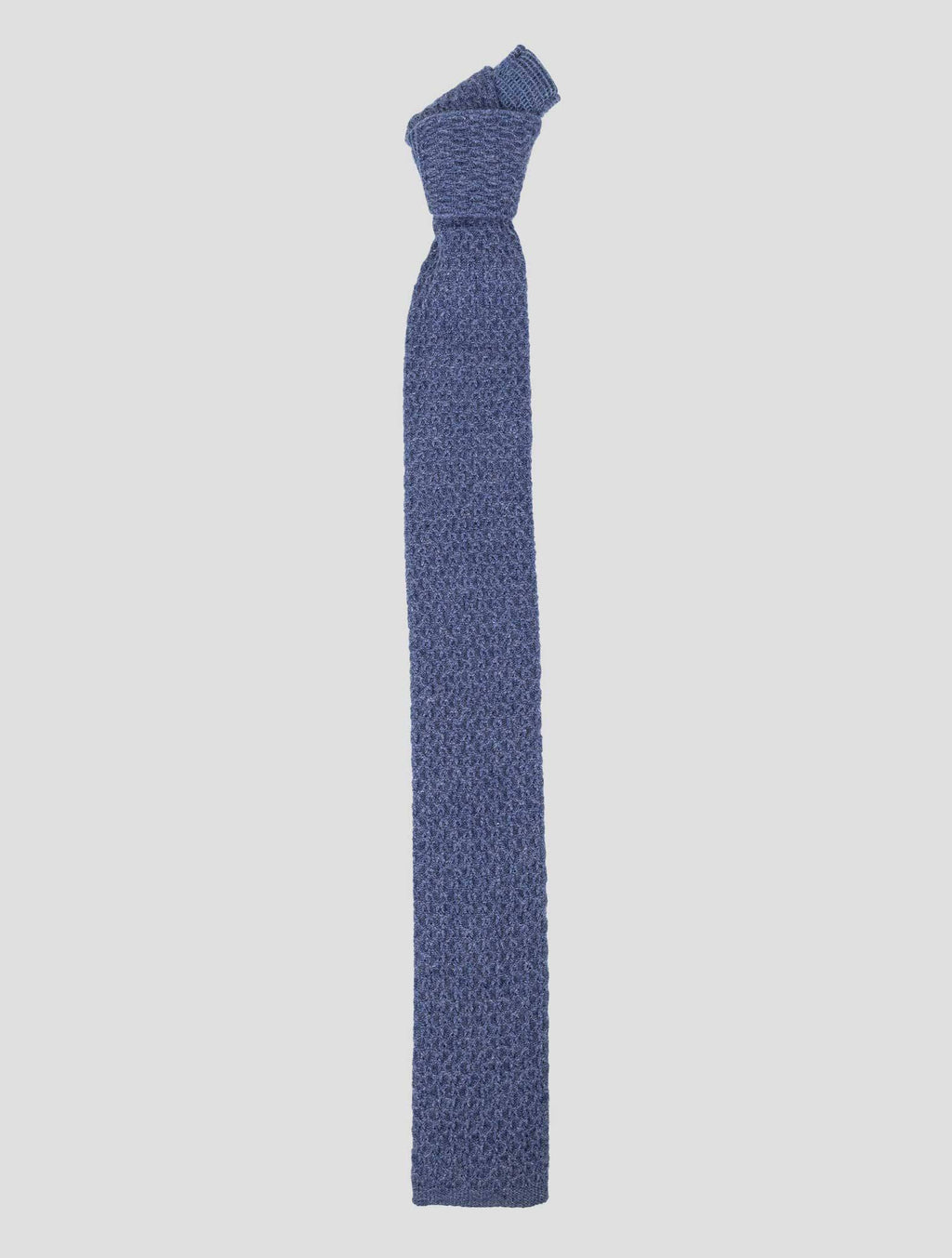 Kiton Kiton Blue Cashmere Tie Blue 000