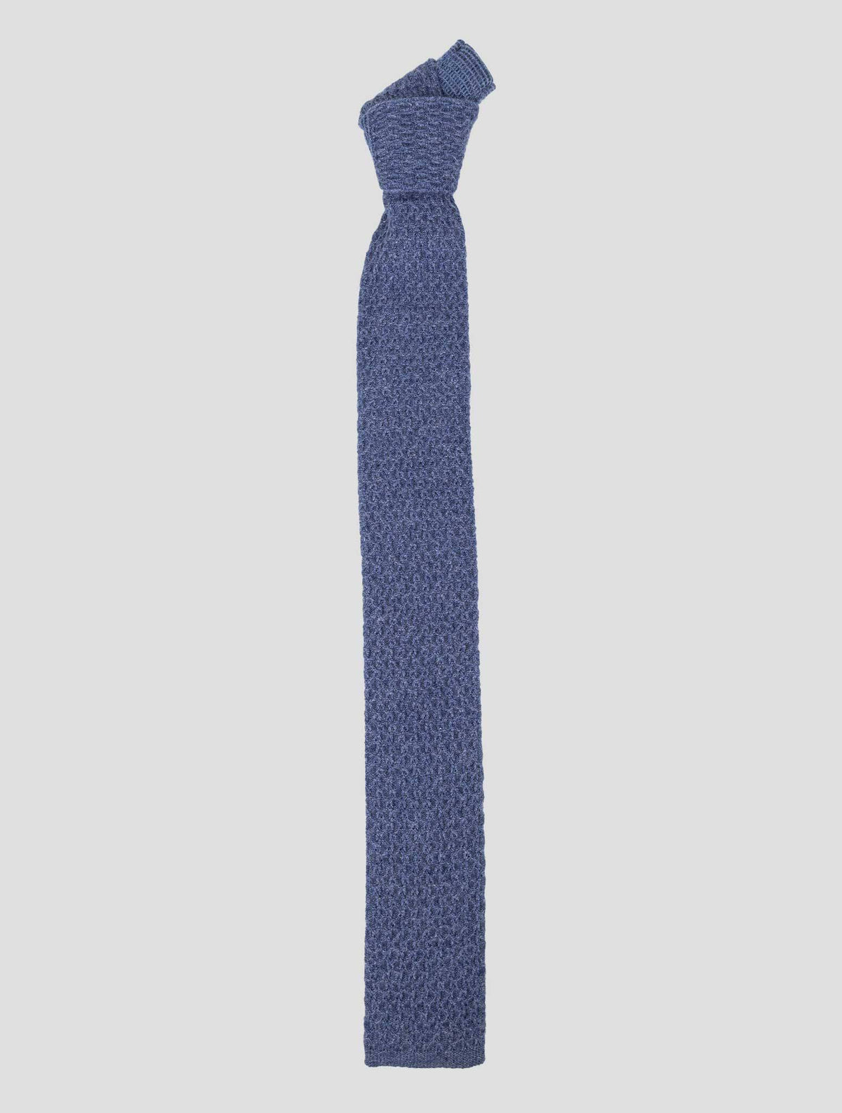 Kiton Kiton Blue Cashmere Tie Blue 000