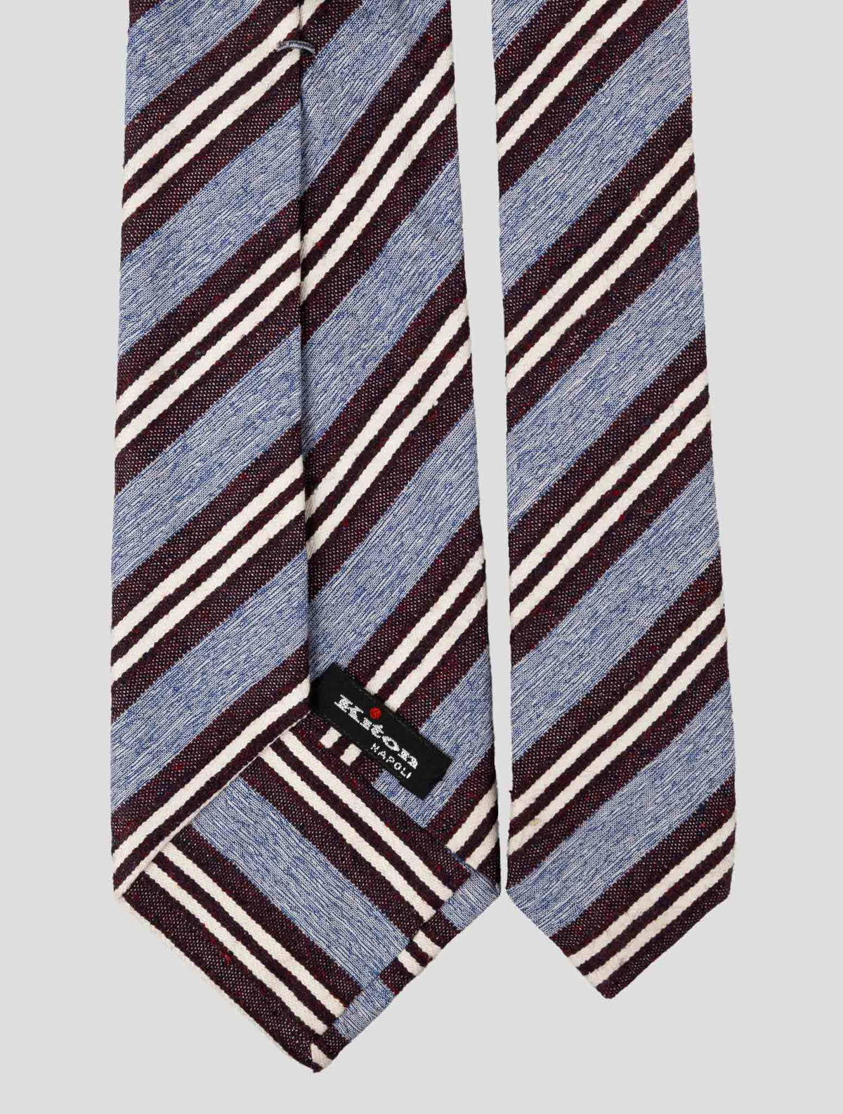 Kiton Multicolor Silk Cotton Tie
