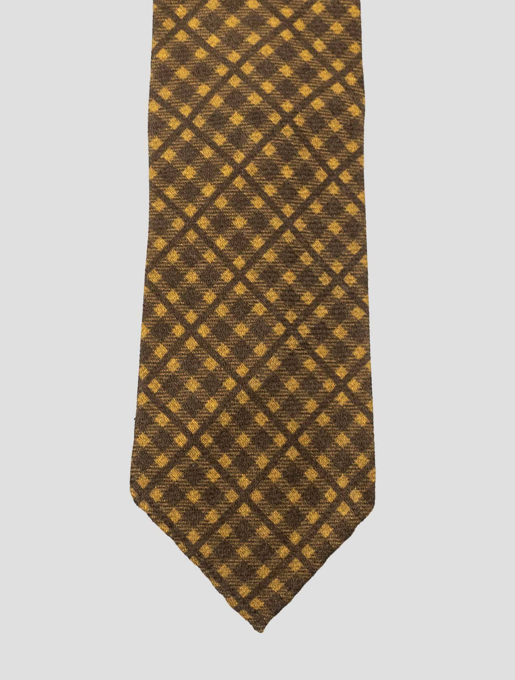 Kiton Kiton Brown Silk Tie Brown 001