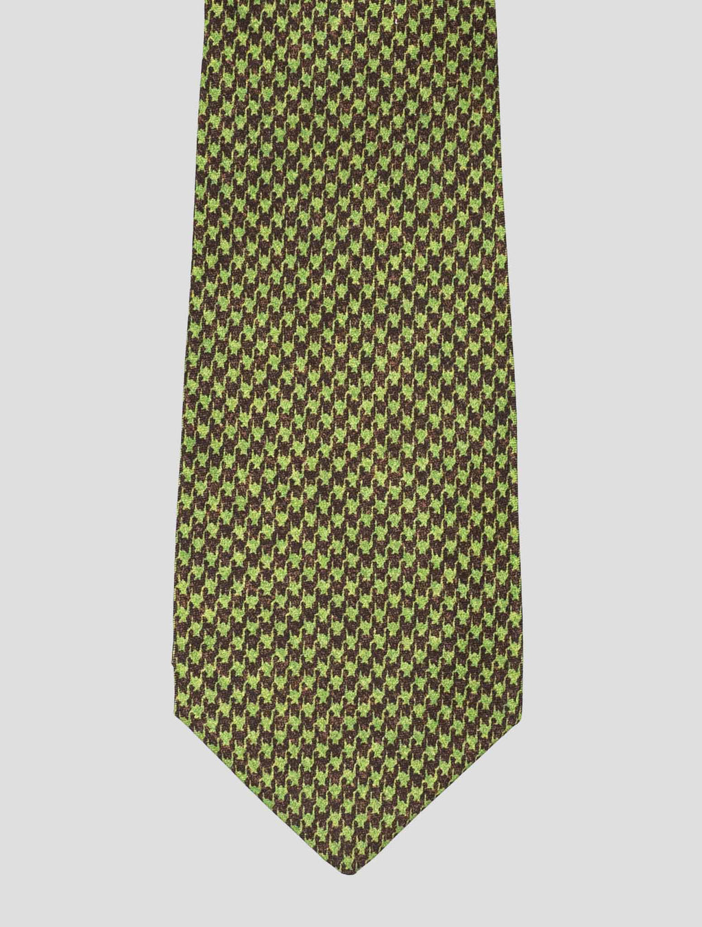 Kiton Kiton Green Silk Tie Green 001