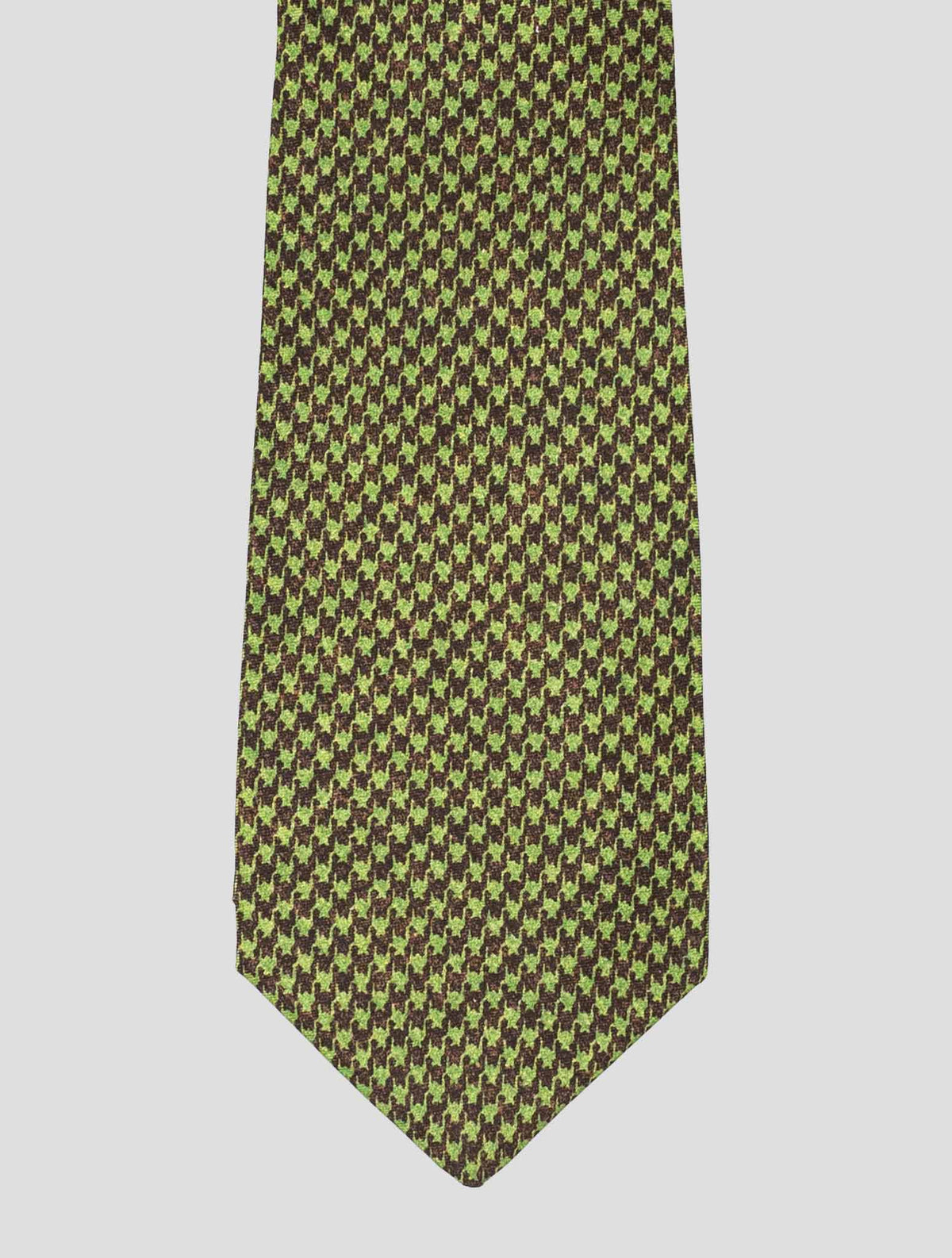 Kiton Kiton Green Silk Tie Green 001