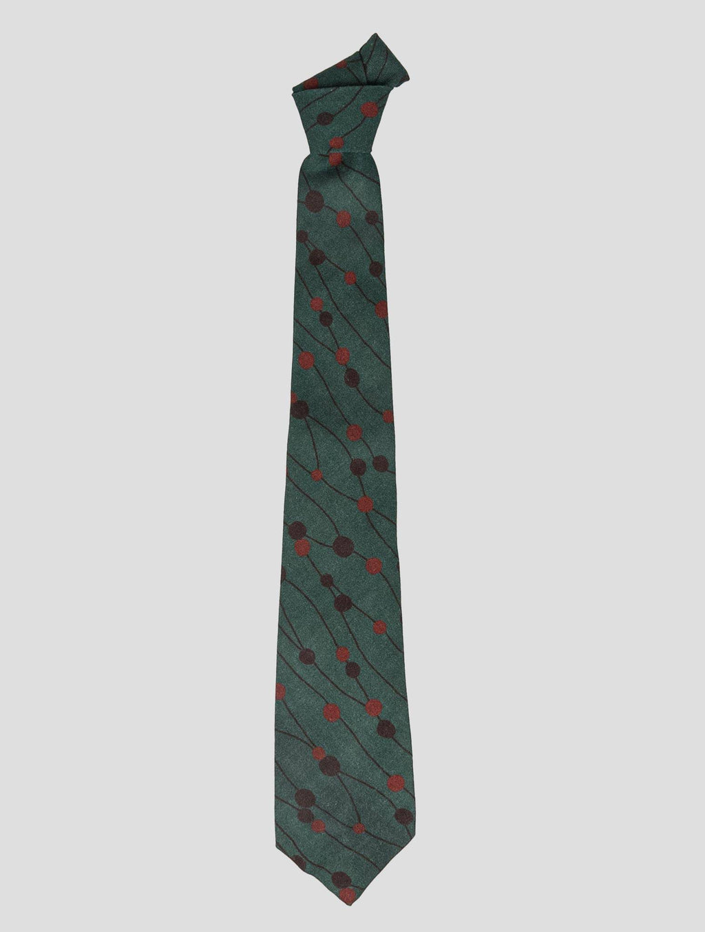 Kiton Kiton Green Silk Tie Green 000