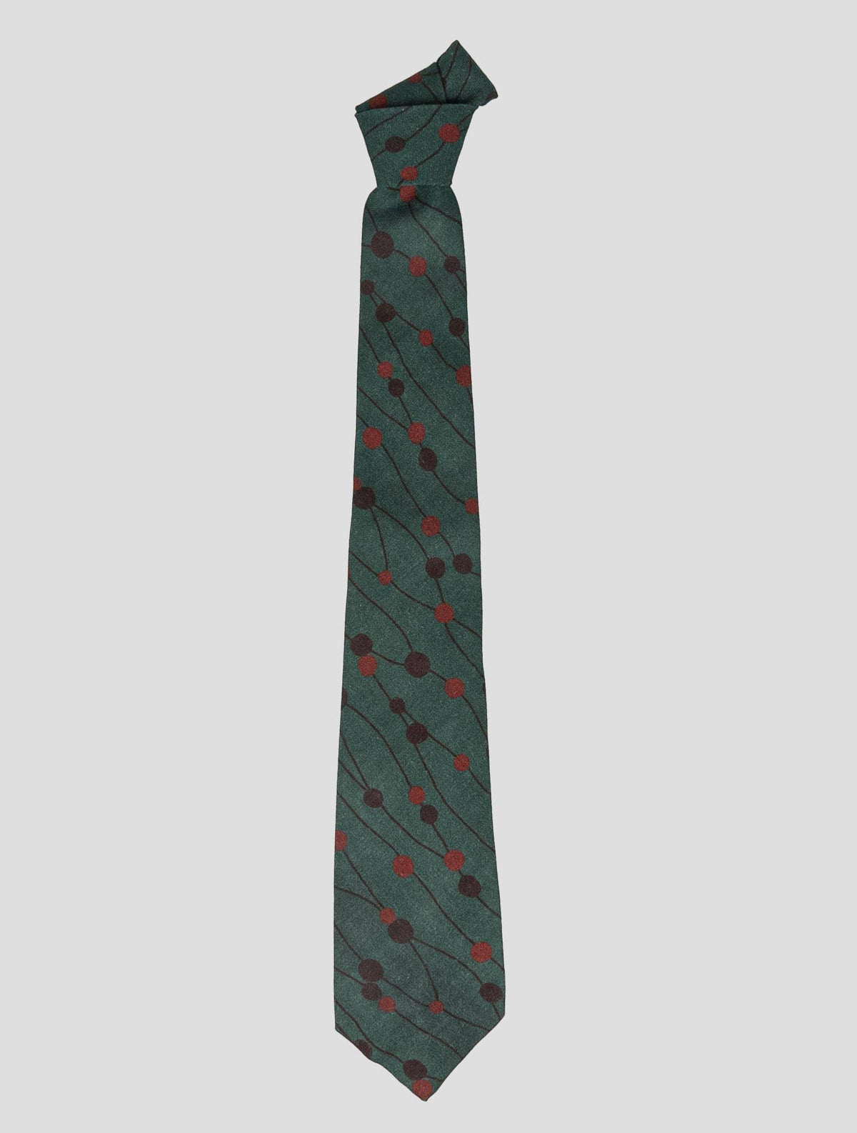 Kiton Kiton Green Silk Tie Green 000