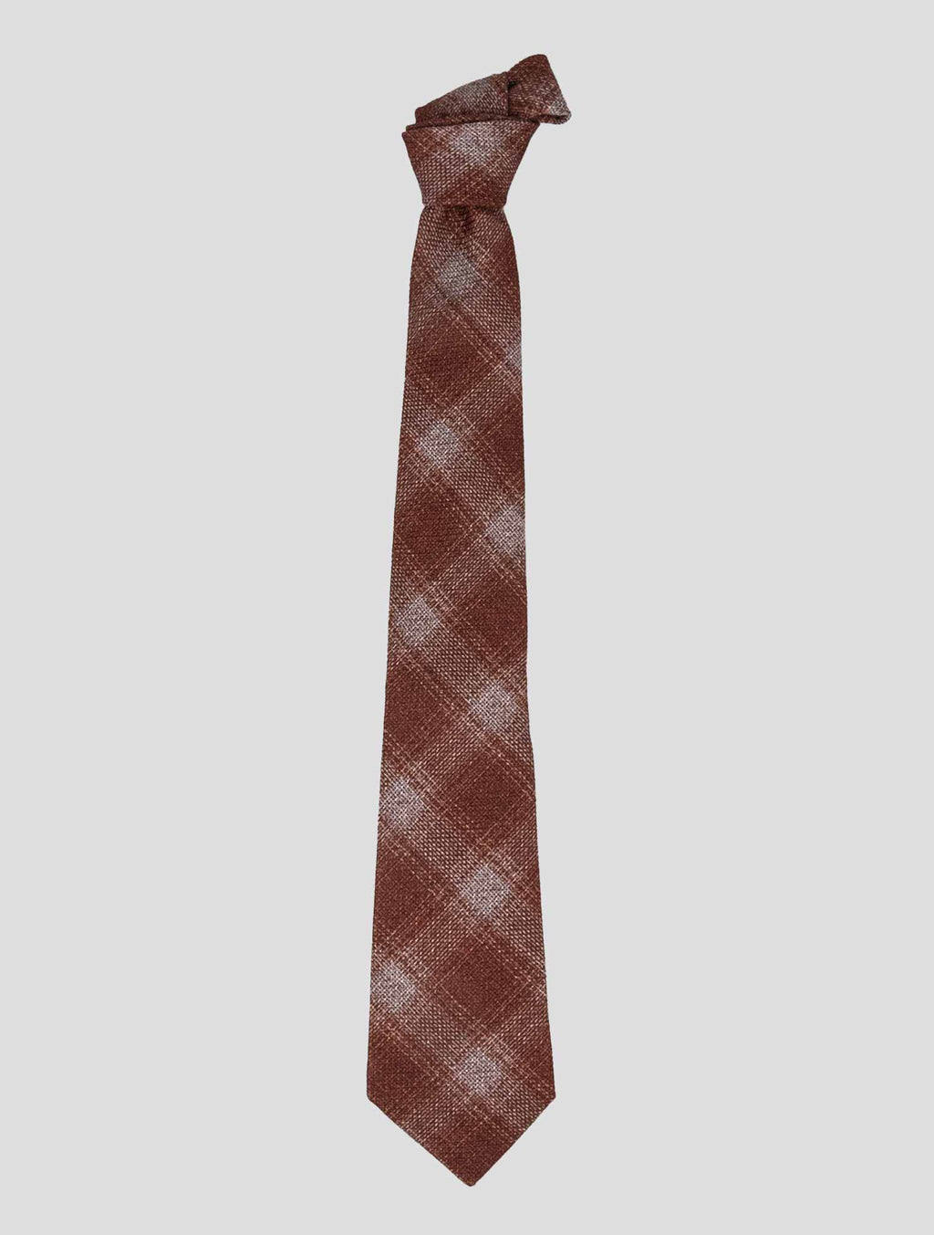Kiton Kiton Brown Wool Tie Brown 000