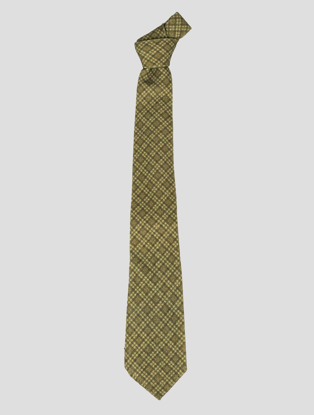 Kiton Kiton Green Cashmere Tie Green 000