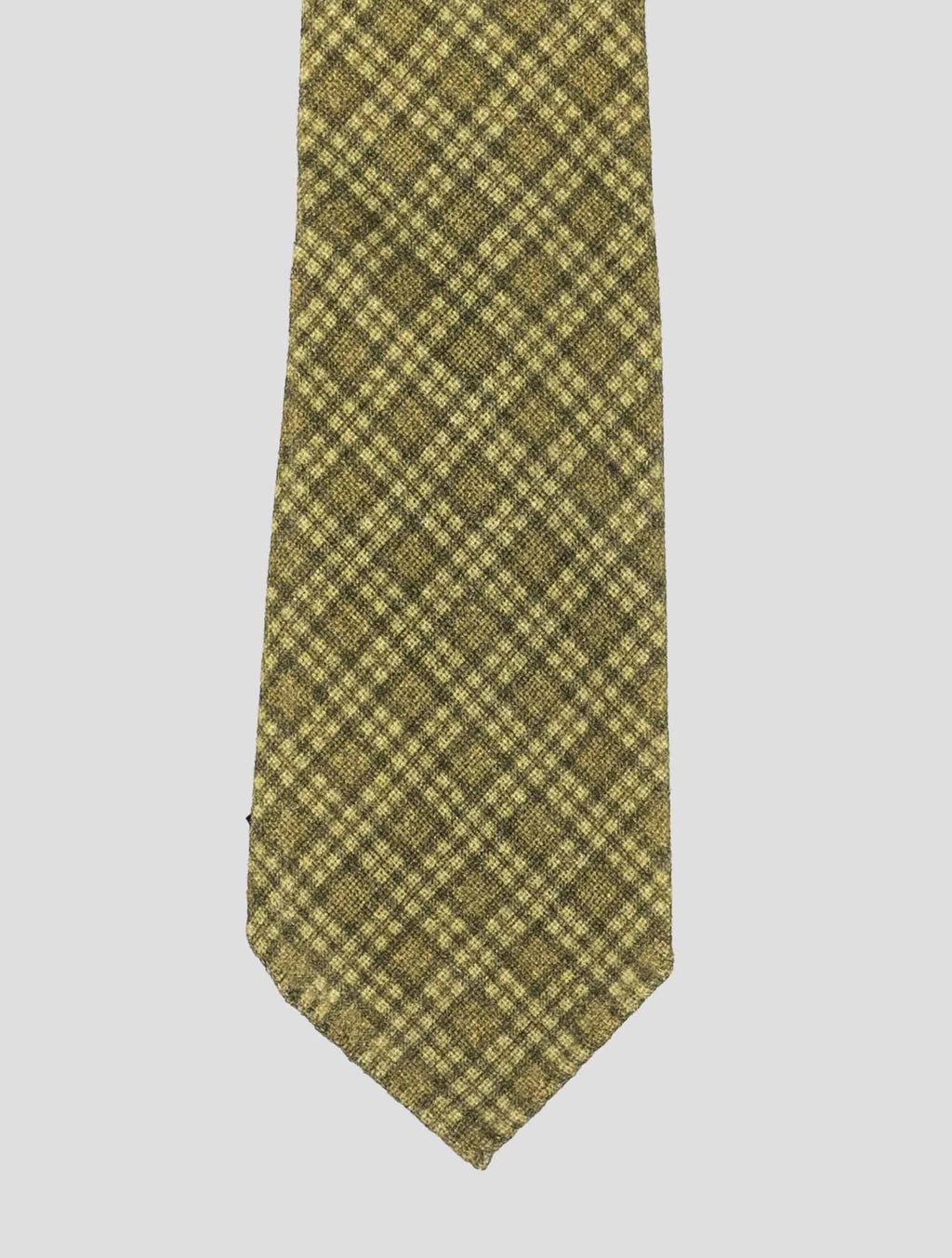 Kiton Kiton Green Cashmere Tie Green 001