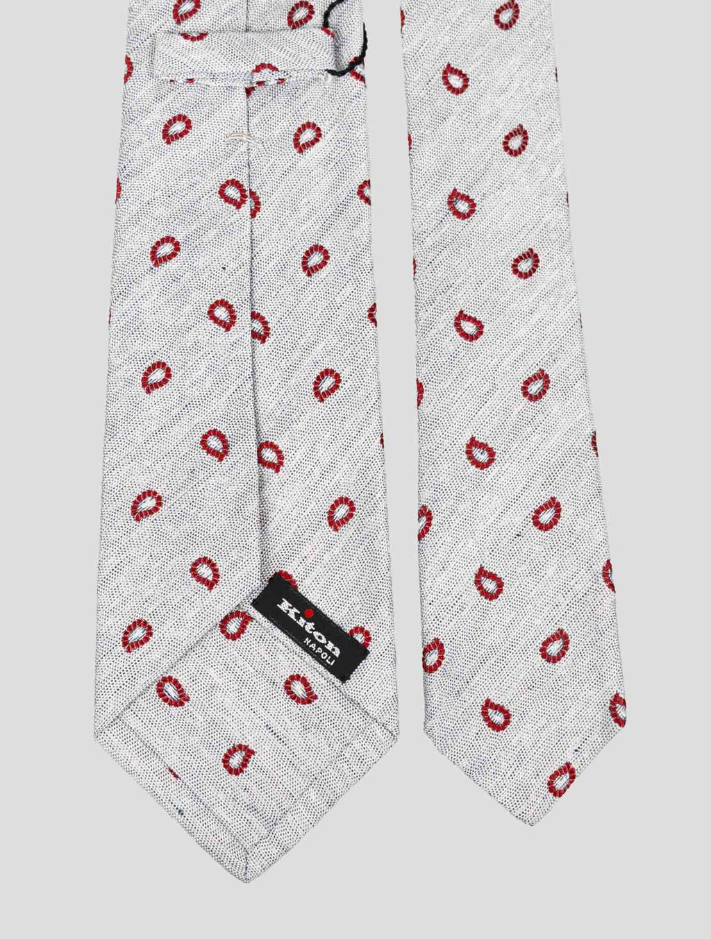 Kiton Green Silk Tie