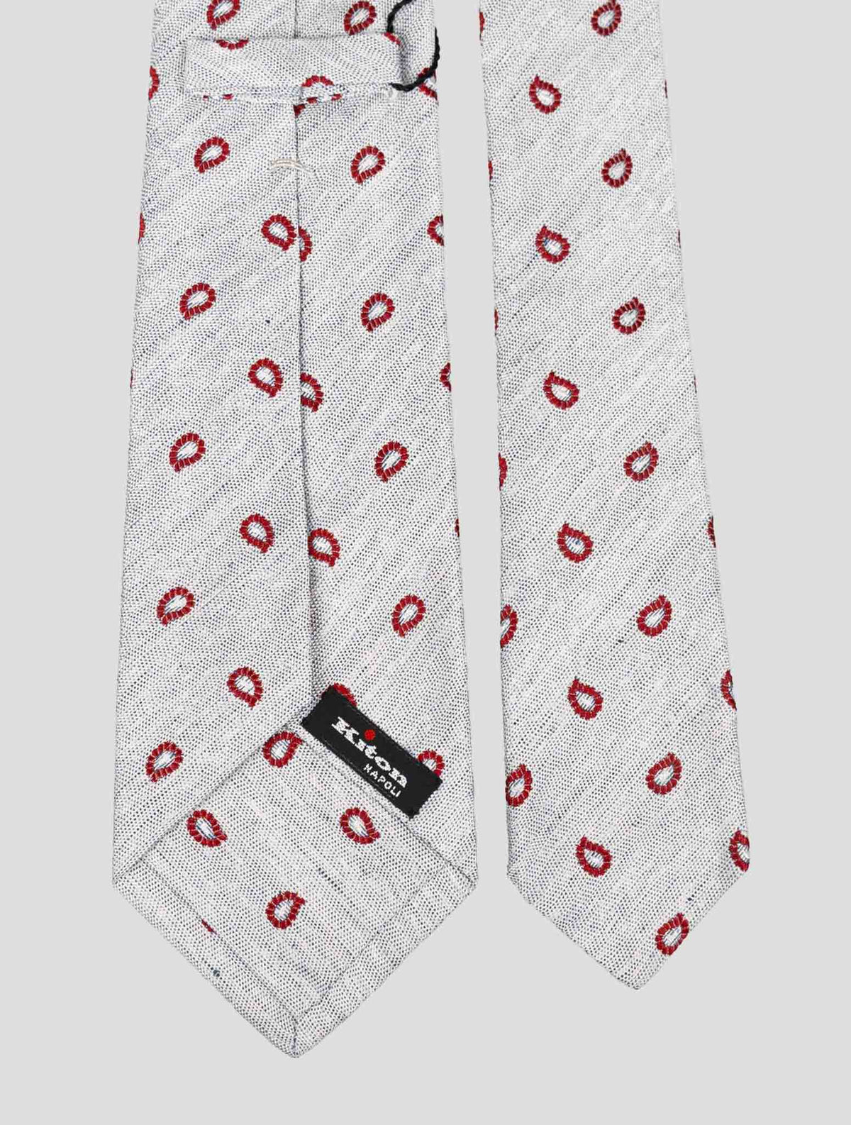 Kiton Green Silk Tie