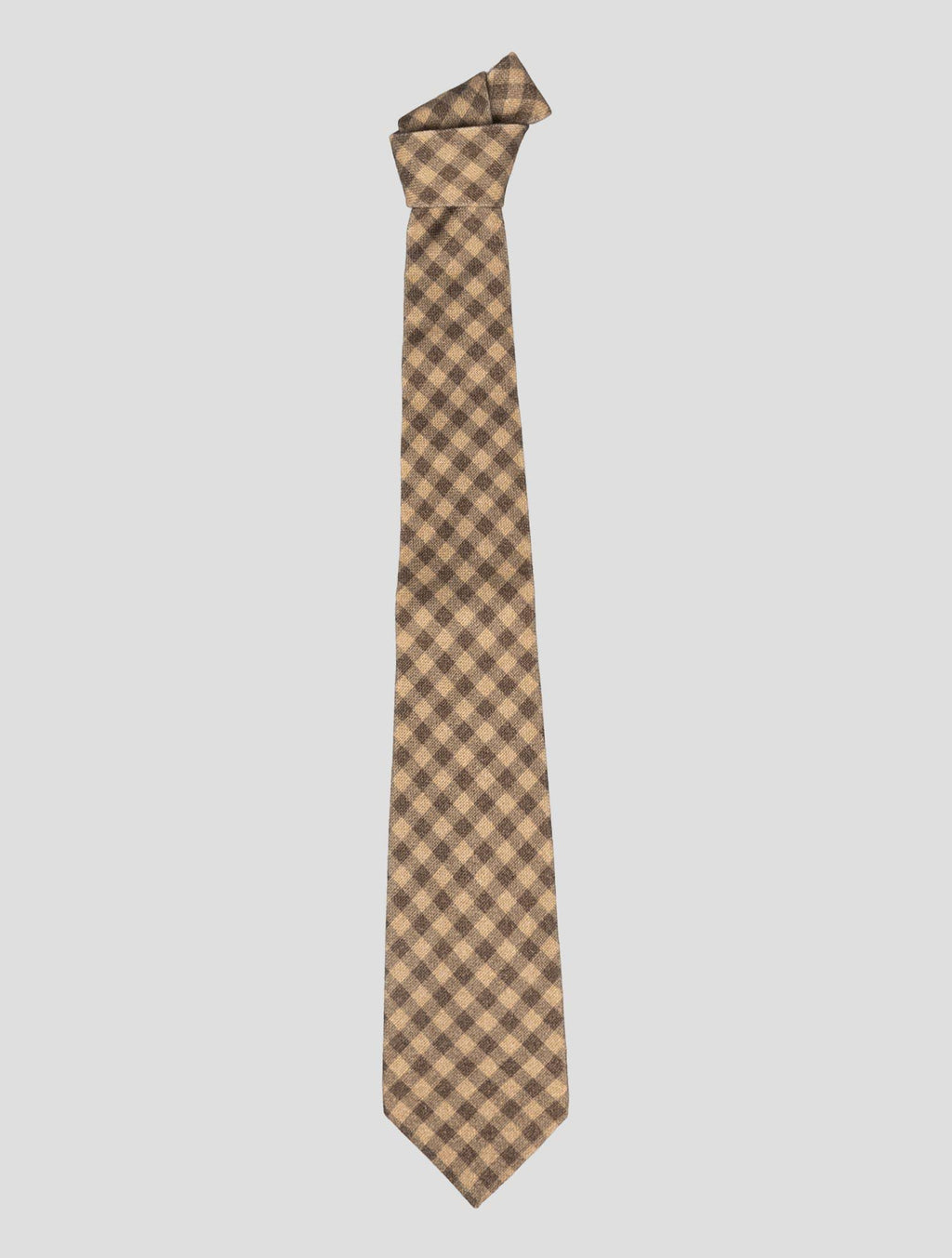 Kiton Kiton Gray Red Silk Linen  Tie Gray / Red 000