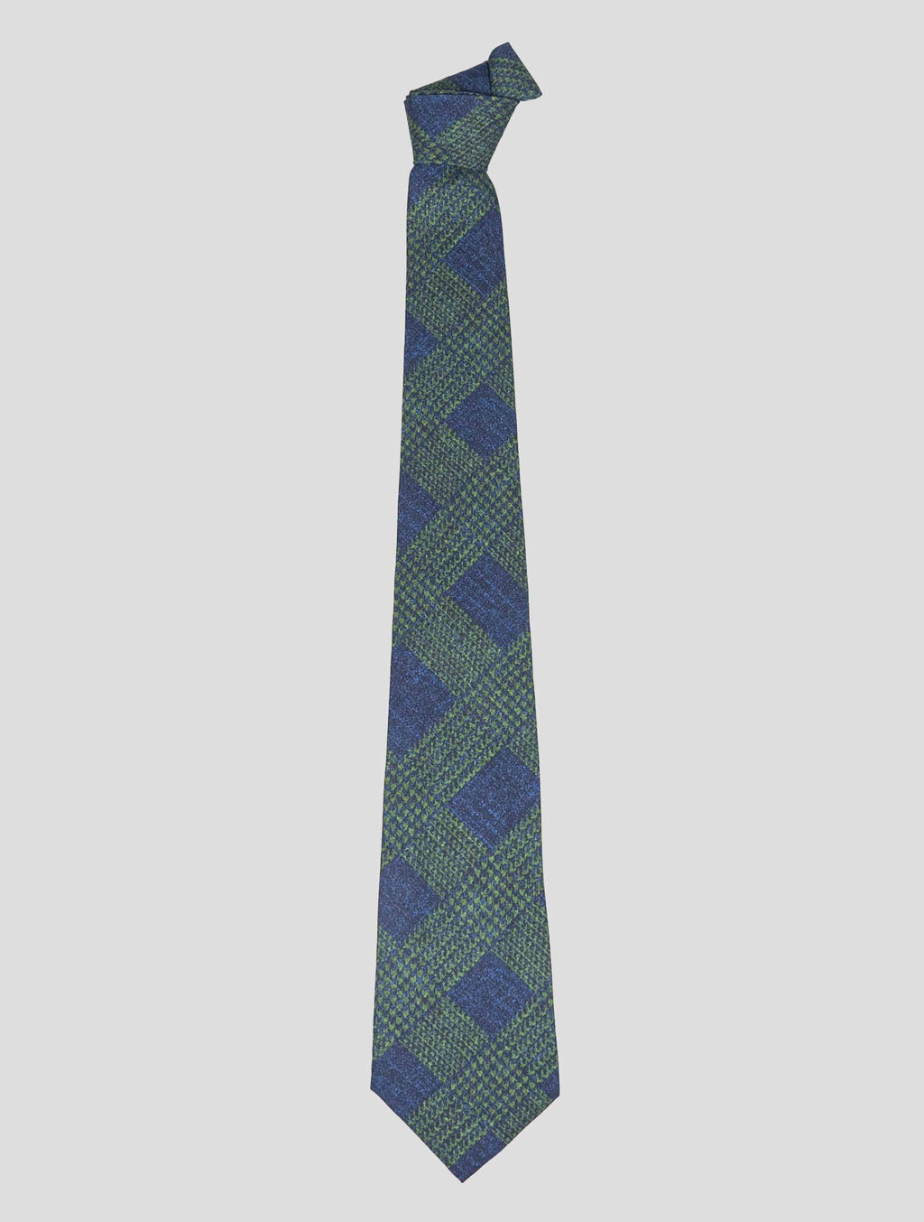 Kiton Kiton Blue Green Silk Tie Blue / Green 000