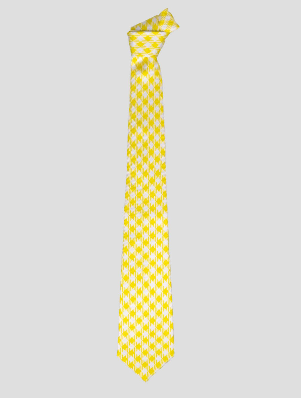 Kiton Kiton Yellow White Silk Tie Yellow / White 000