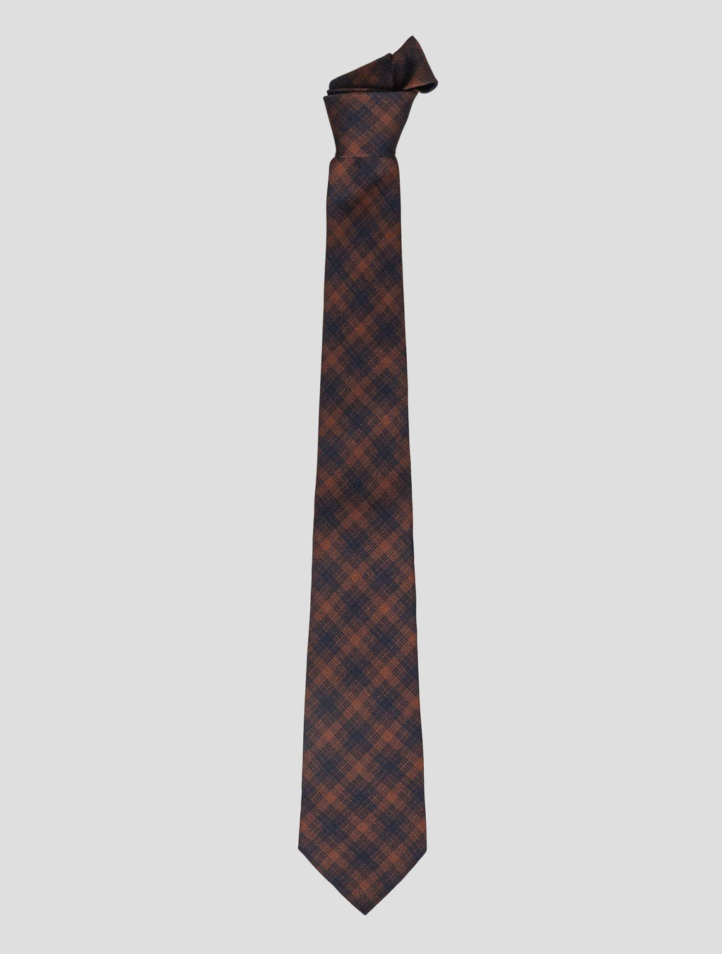 Kiton Kiton Brown Silk Tie Brown 000