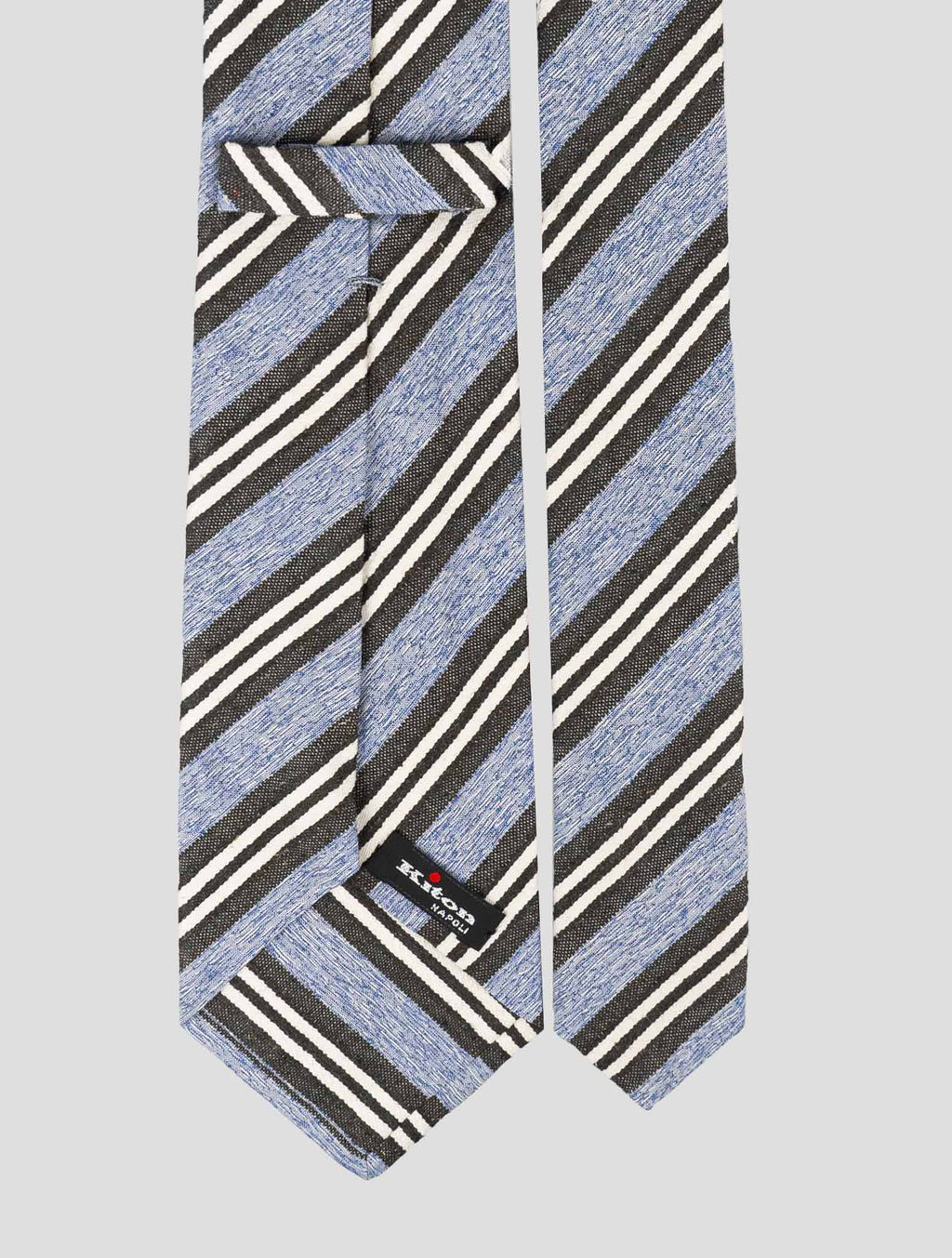 Kiton Multicolor Silk Cotton Tie