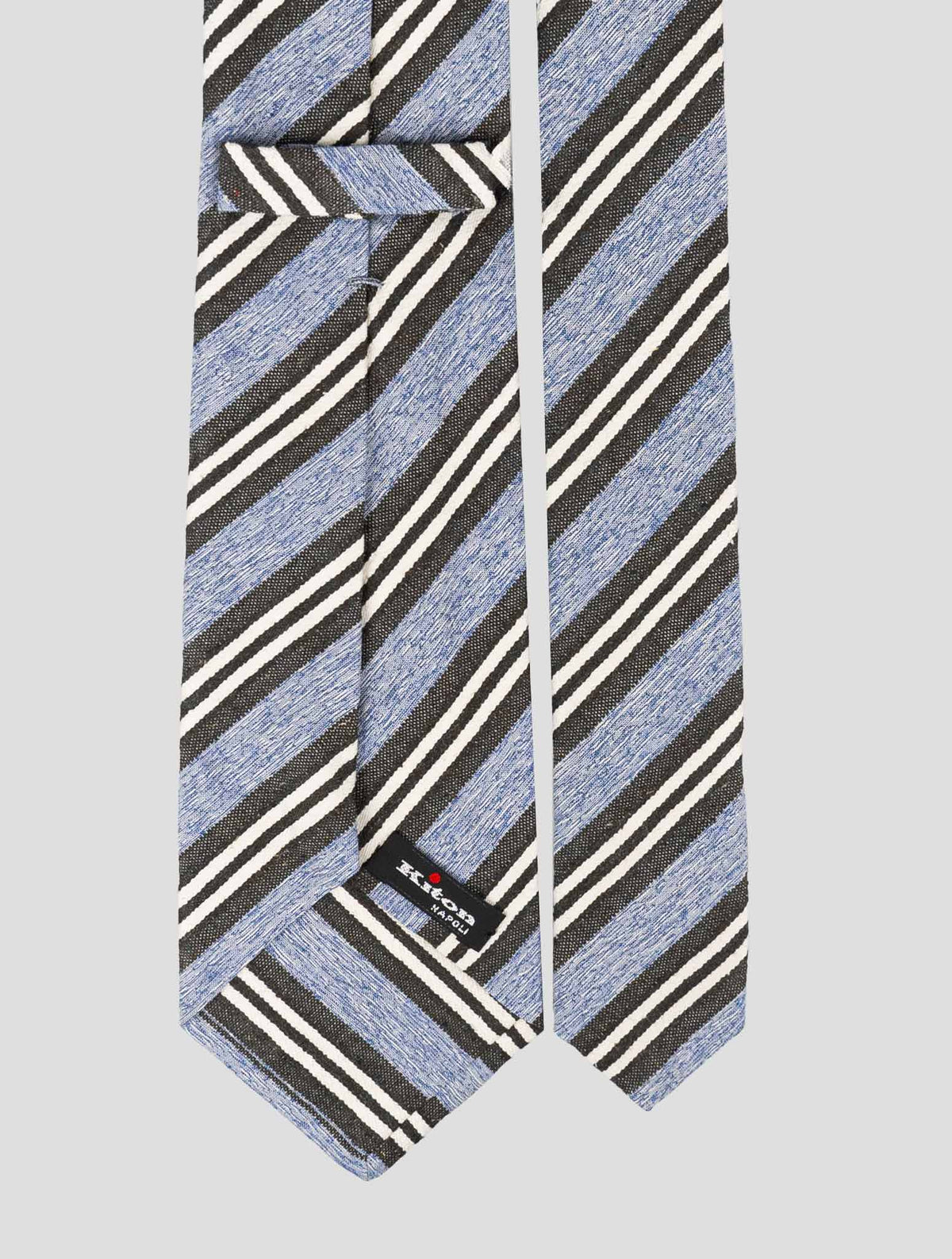 Kiton Multicolor Silk Cotton Tie