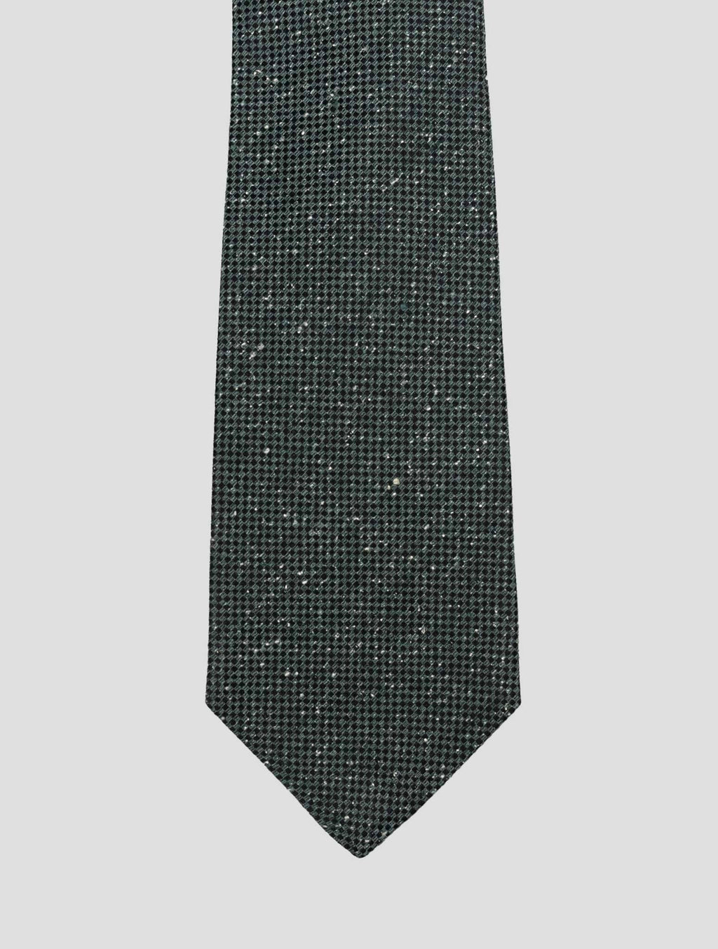 Kiton Kiton Green Silk Tie Green 001