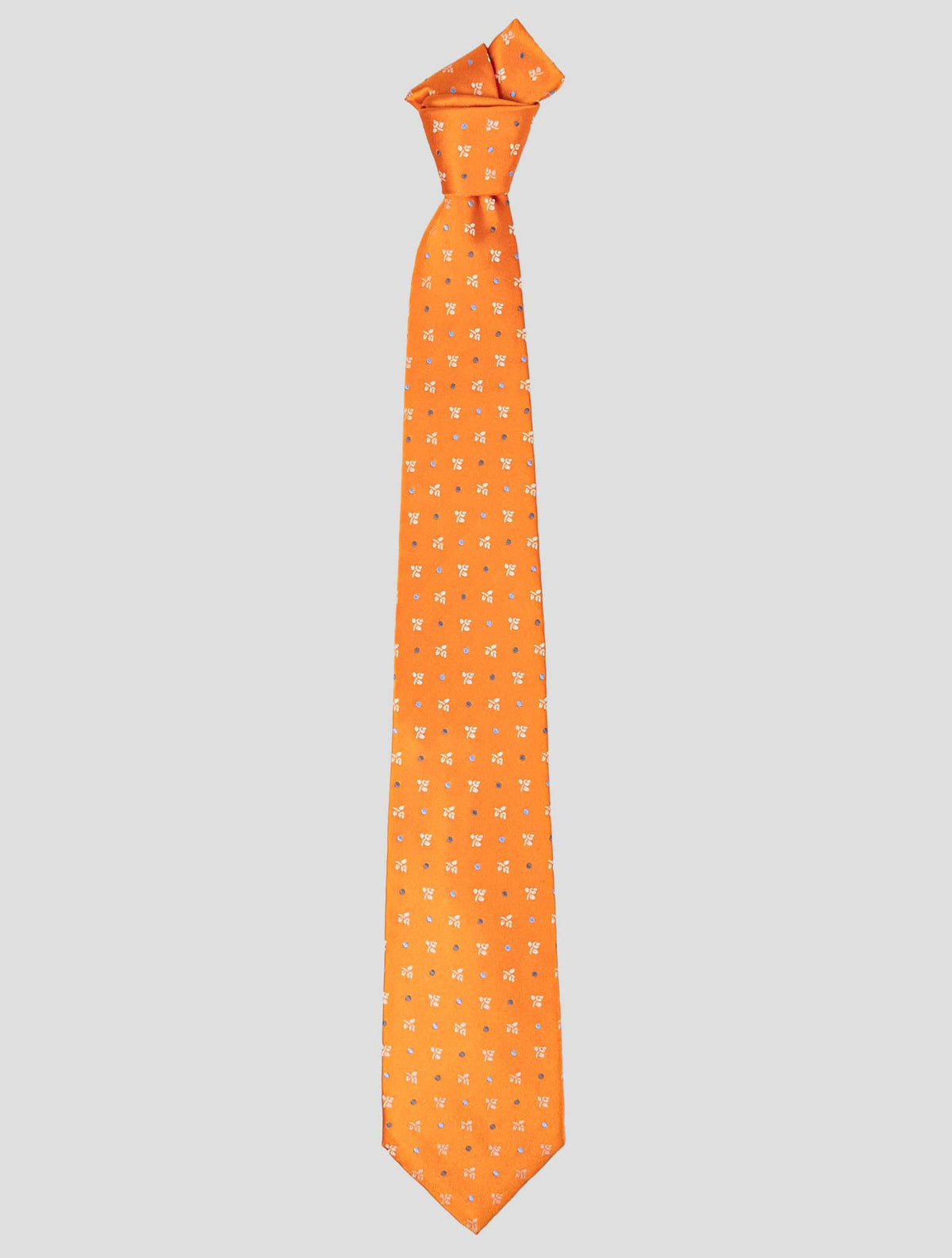 Kiton Kiton Orange Silk Tie Orange 000