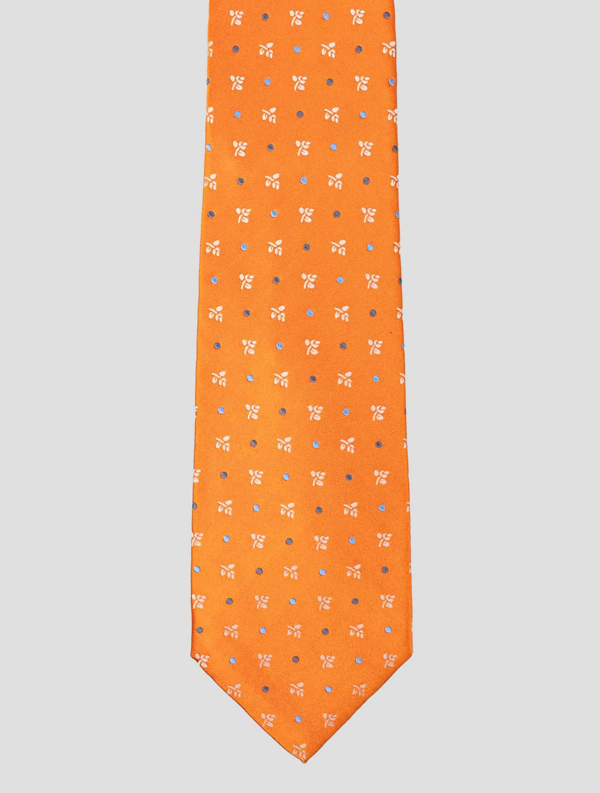 Kiton Kiton Orange Silk Tie Orange 001