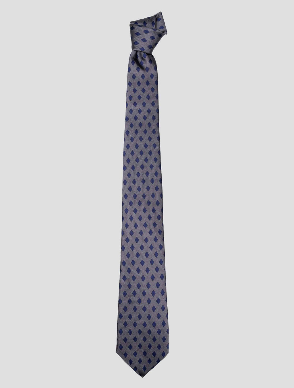 Kiton Kiton Gray Blue Silk Tie Gray / Blue 000