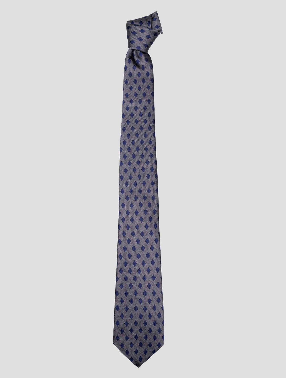 Kiton Kiton Gray Blue Silk Tie Gray / Blue 000