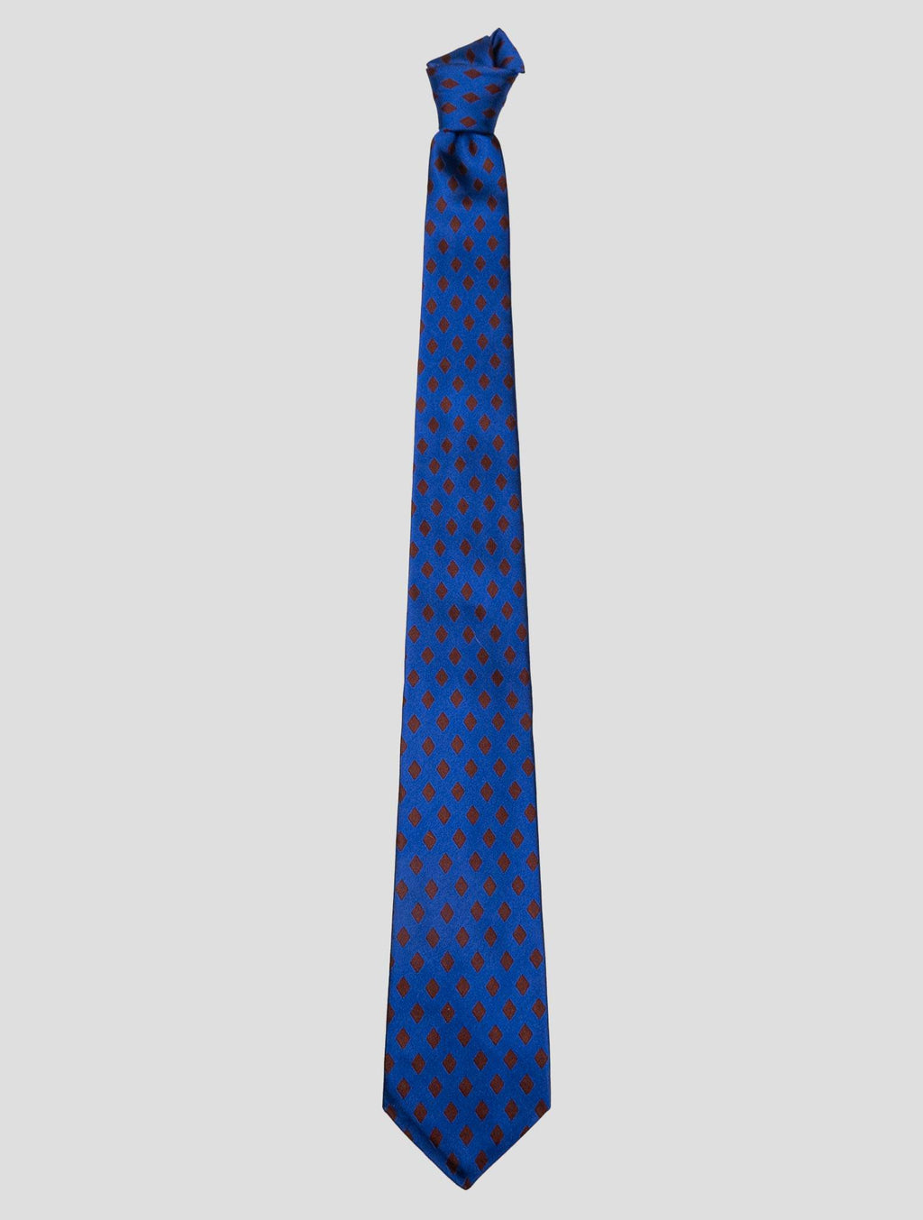 Kiton Kiton Blue Brown Silk Tie Blue / Brown 000