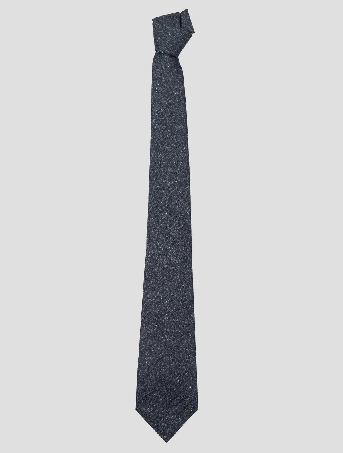 Kiton Kiton Blue Silk Wool Tie Blue 000