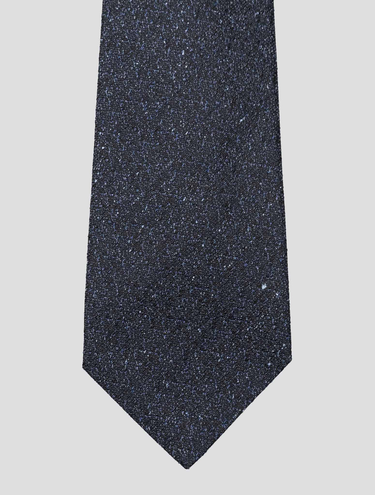 Kiton Kiton Blue Silk Wool Tie Blue 001