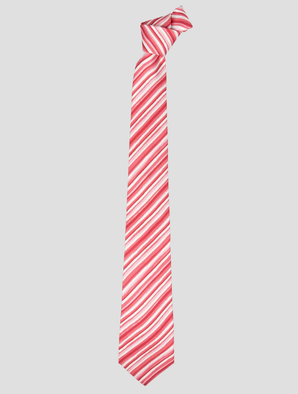Kiton Kiton Pink White Silk Tie Pink / White 000