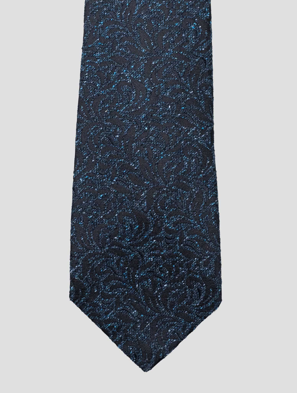 Kiton Kiton Blue Silk Virgin Wool Tie Blue 001