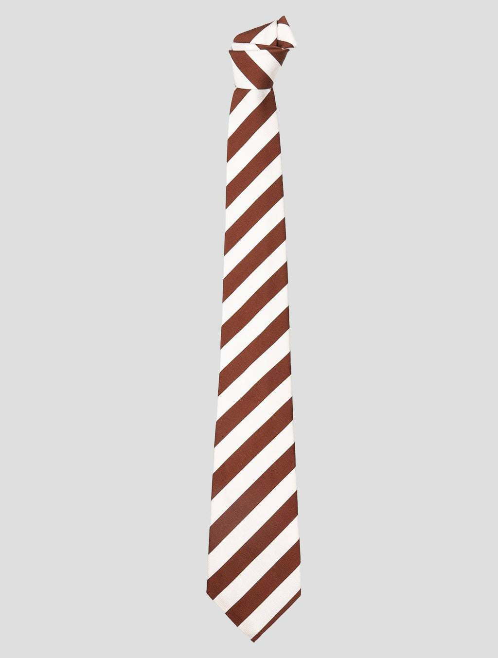 Kiton Kiton Brown White Silk Tie Brown / White 000