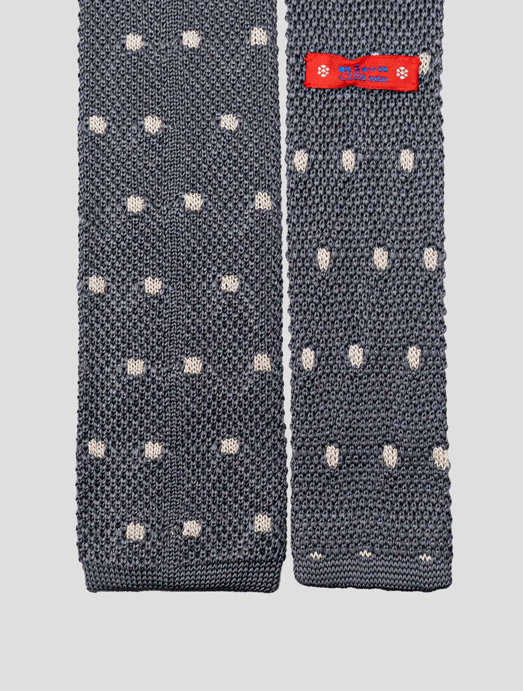 Kiton Blue Silk Tie
