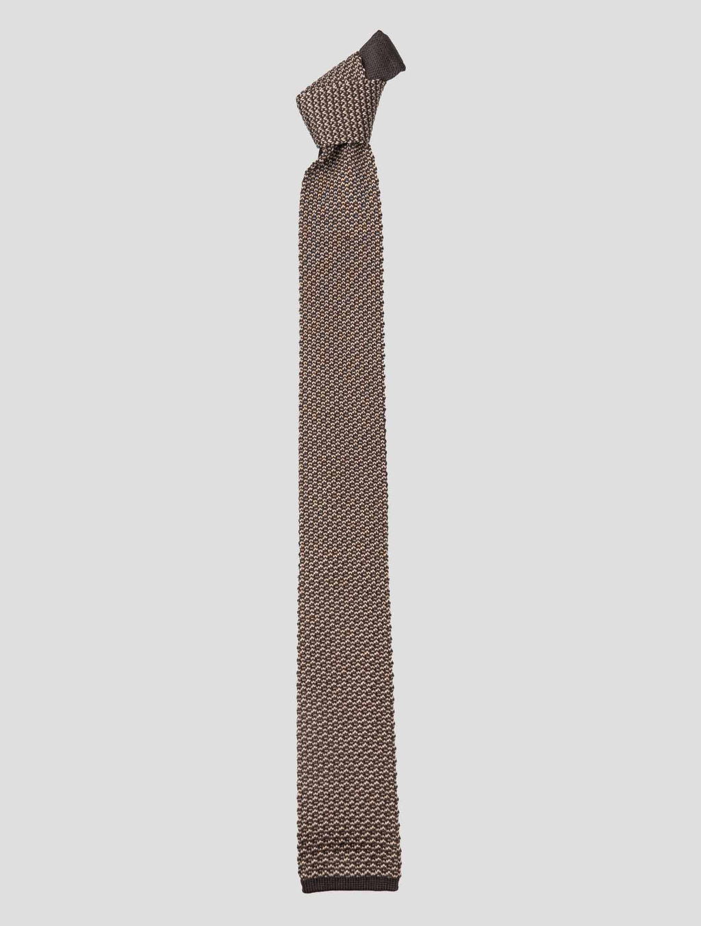 Kiton Kiton Brown Silk Tie Brown 000