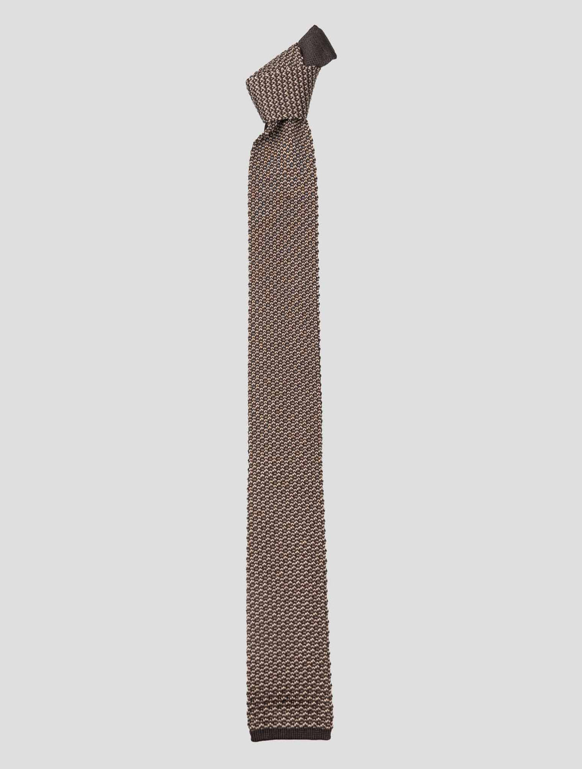 Kiton Kiton Brown Silk Tie Brown 000