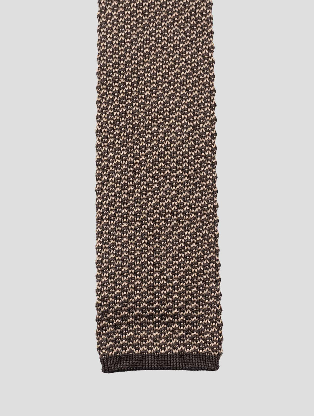 Kiton Kiton Brown Silk Tie Brown 001